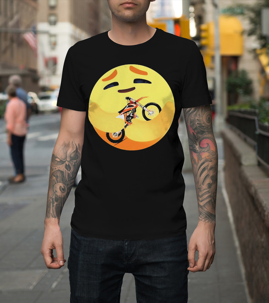 Icon Care Hug Terrain Motorcycle Emoji T-Shirt