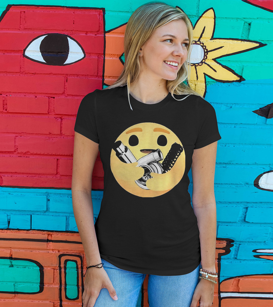 Hugging Emoji Turbocharger Car Enthusiast T-Shirt