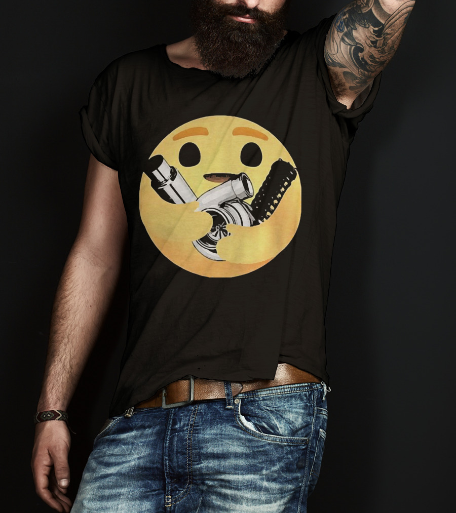 Hugging Emoji Turbocharger Car Enthusiast T-Shirt