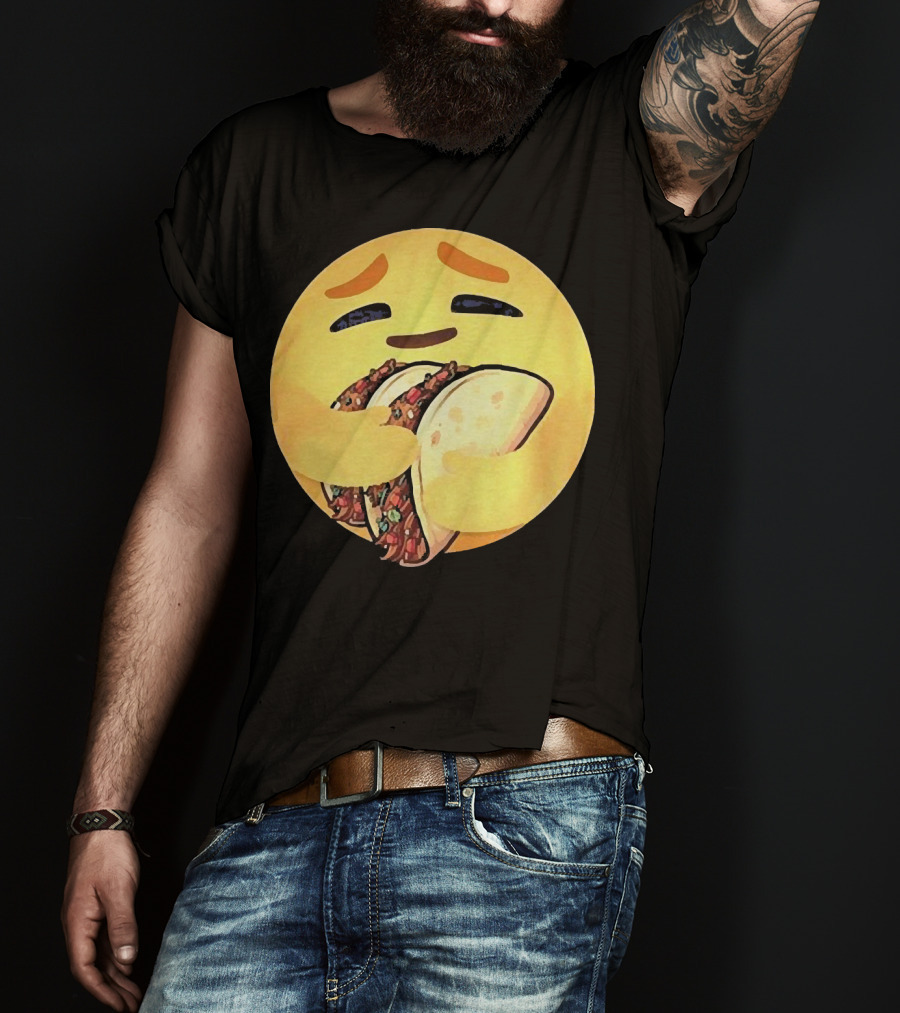 Care Emoji Hugging Tacos T-Shirt