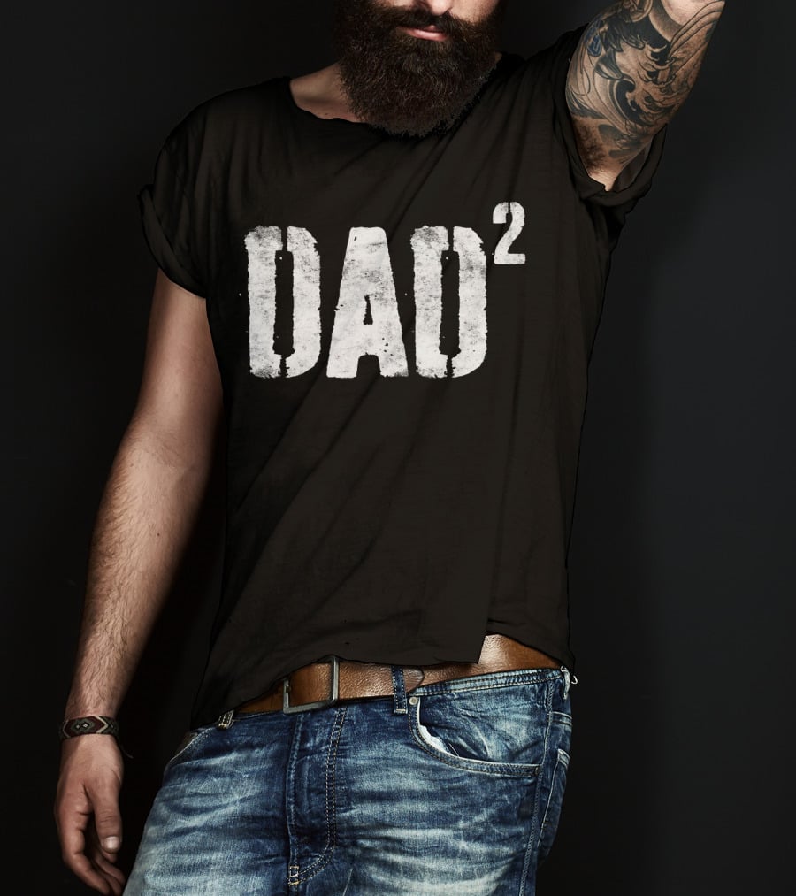 Dad Squared Dad Of Two T-Shirt
