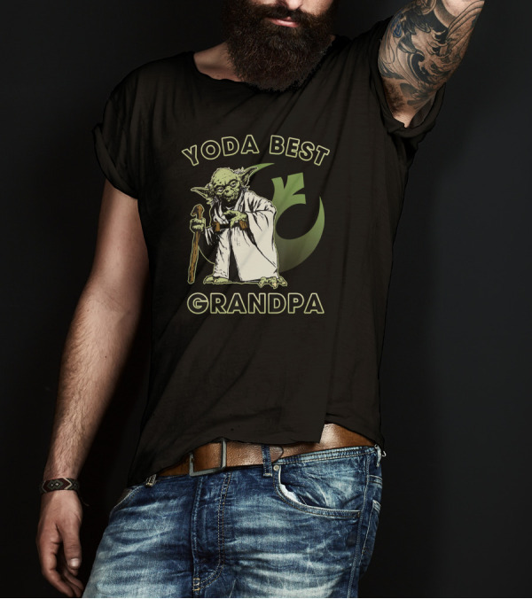 Star Wars Yoda Best Grandpa Rebel Alliance T-Shirt