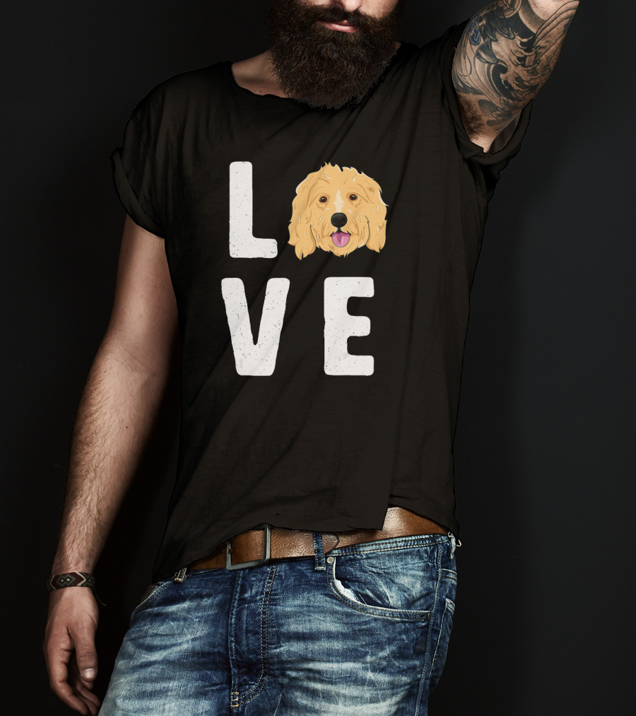 Love Goldendoodles Dog Puppy Doodle T-Shirt