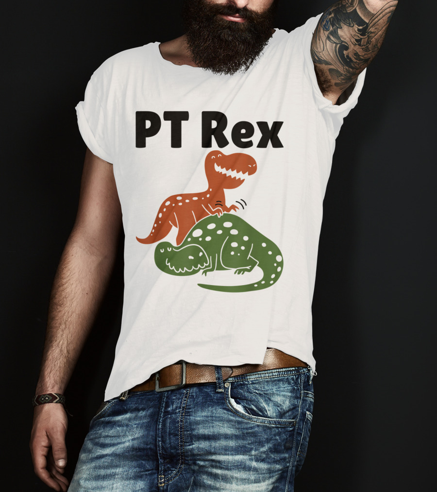 PT Rex Physical Therapist Dinosaur Humor T-Shirt