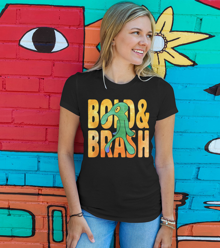 Bold Brash Squidward Painting Meme T-Shirt