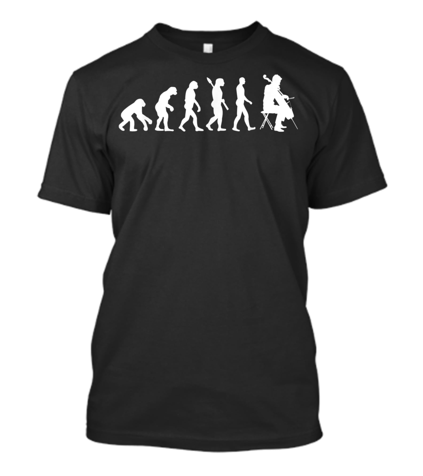 Cellist Evolution Funny Cello Player Cool Love T-Shirt