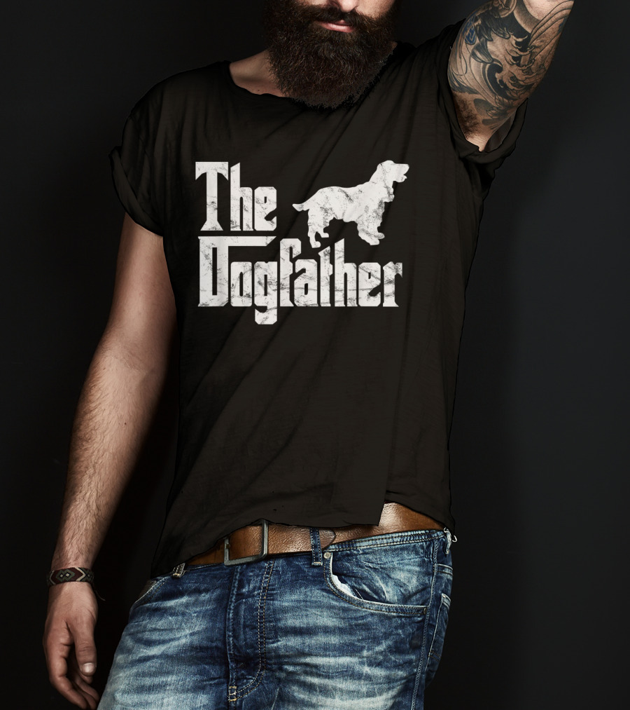 Cocker Spaniel The Dogfather Funny Dog Owner The Dogfather T-Shirt