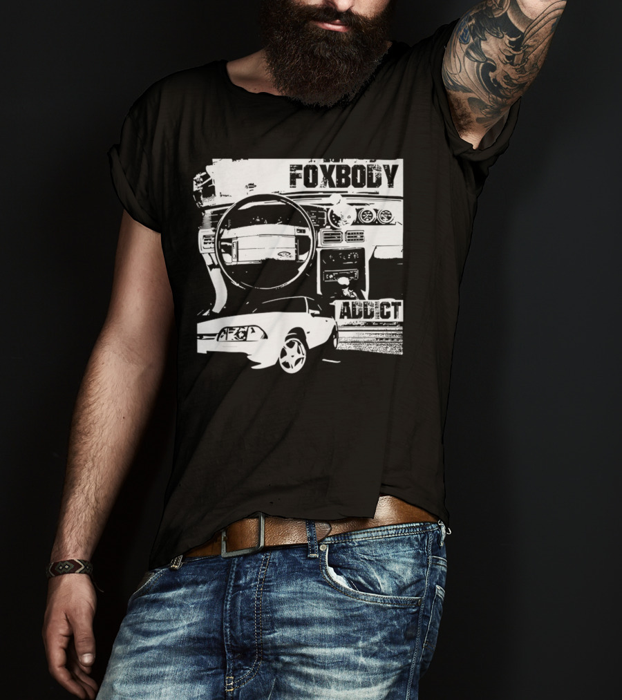 Foxbody Addict Mustang Dashboard T-Shirt