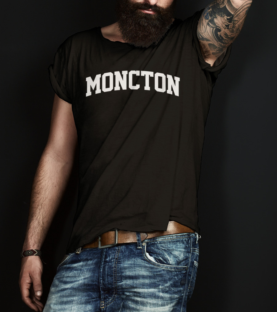 Moncton Vintage Sports Team Arch Classic T-Shirt