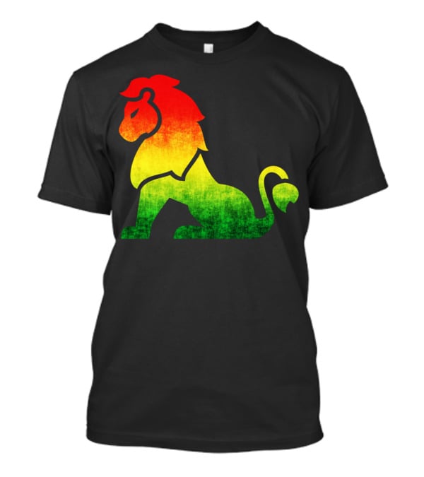 Rasta Flag Reggae Lion Jamaica T-Shirt
