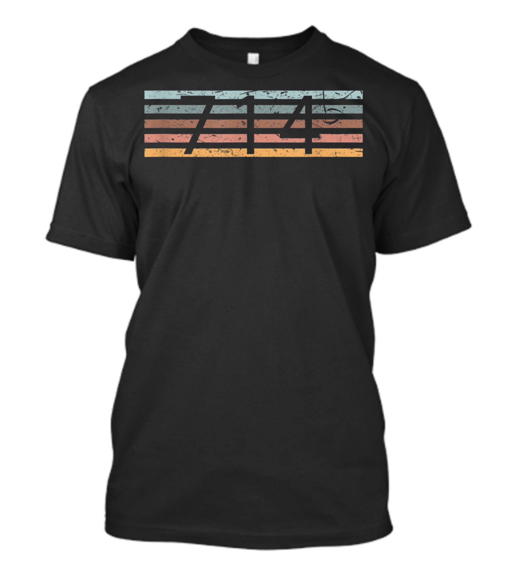 Retro 714 Area Code Striped Vintage Santa Ana T-Shirt