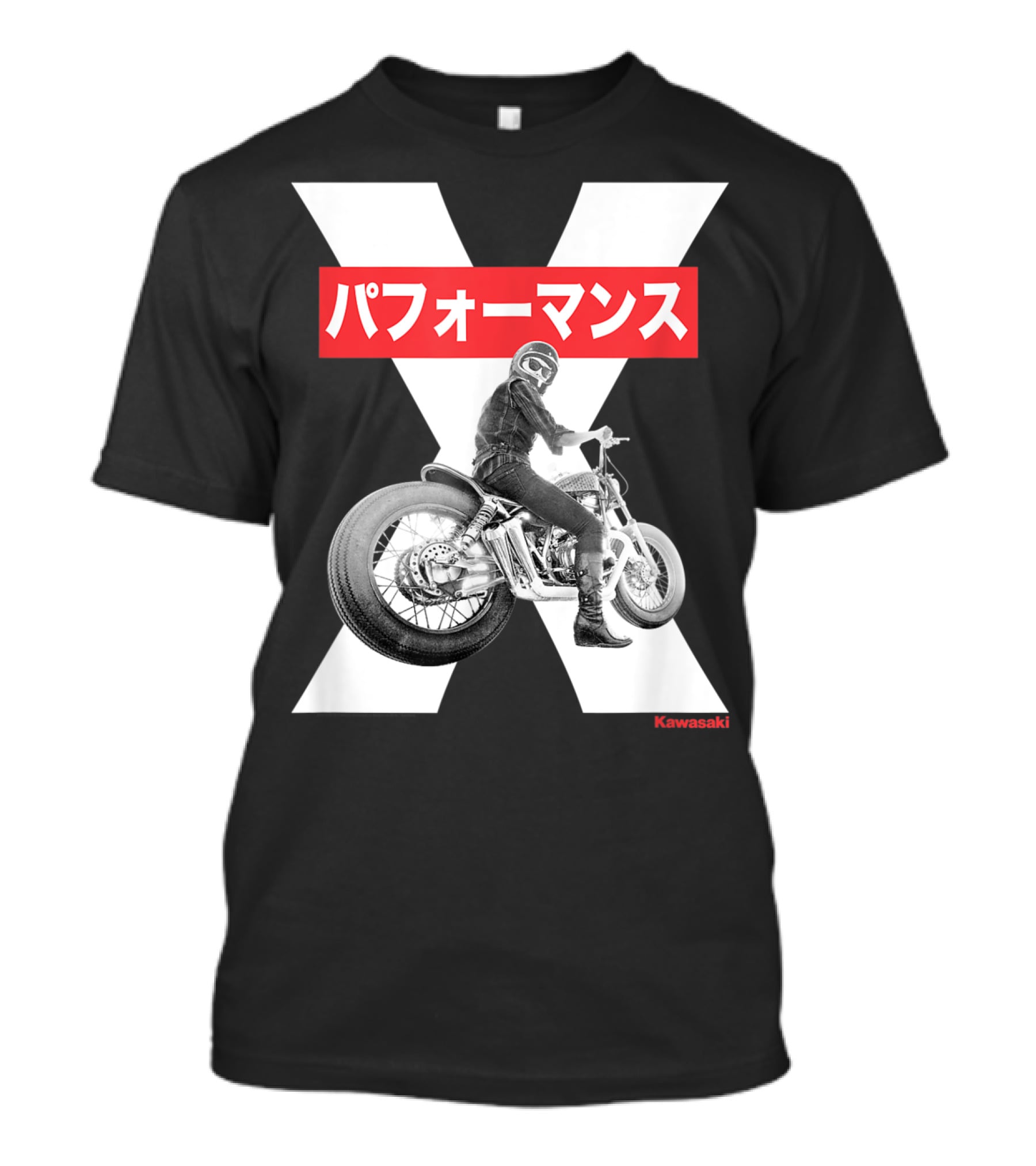 Kawasaki Performance Classic Motorcycle X T-Shirt