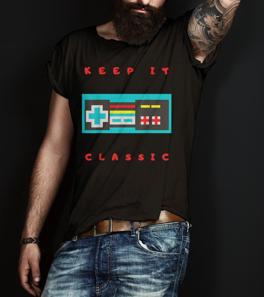 KEEP IT CLASSIC Retro Controller T-Shirt