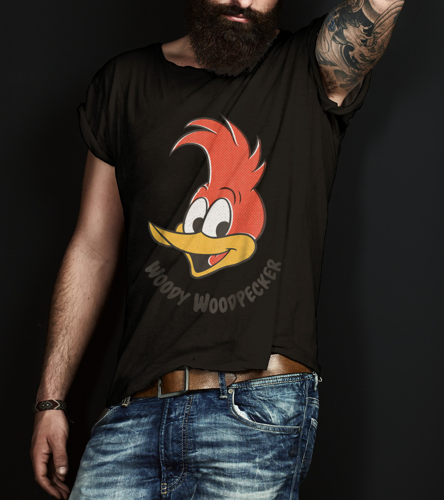 Woody Woodpecker Classic Smile Kids Nostalgic Cartoon Character T-Shirt