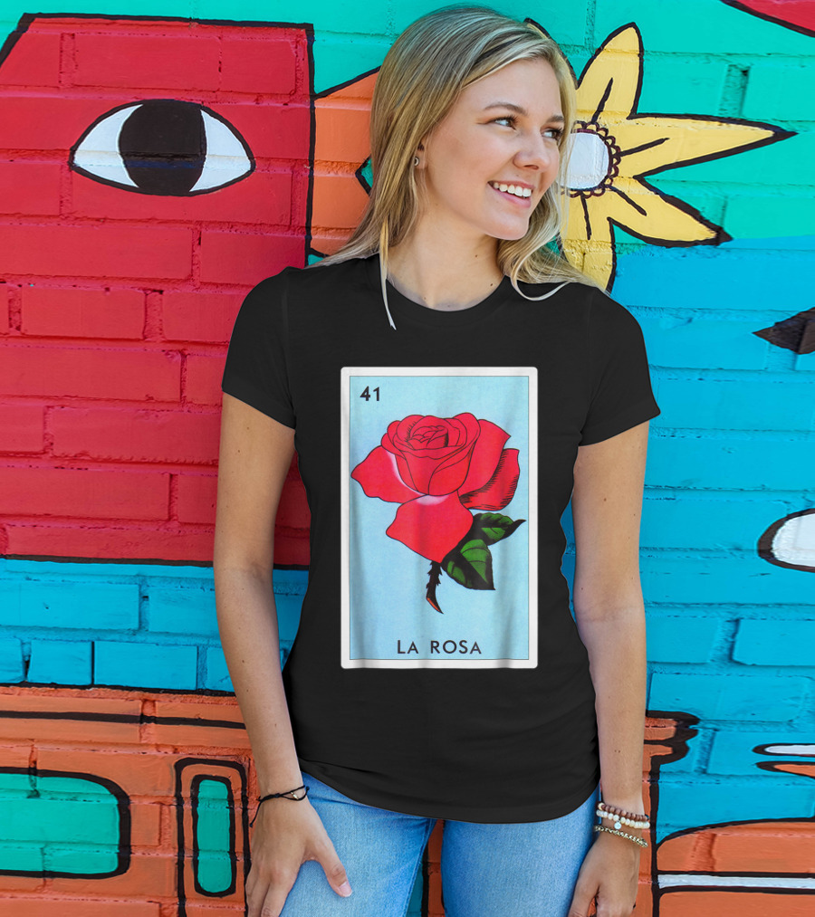 Loteria La Rosa Card 41 Classic Version T-Shirt