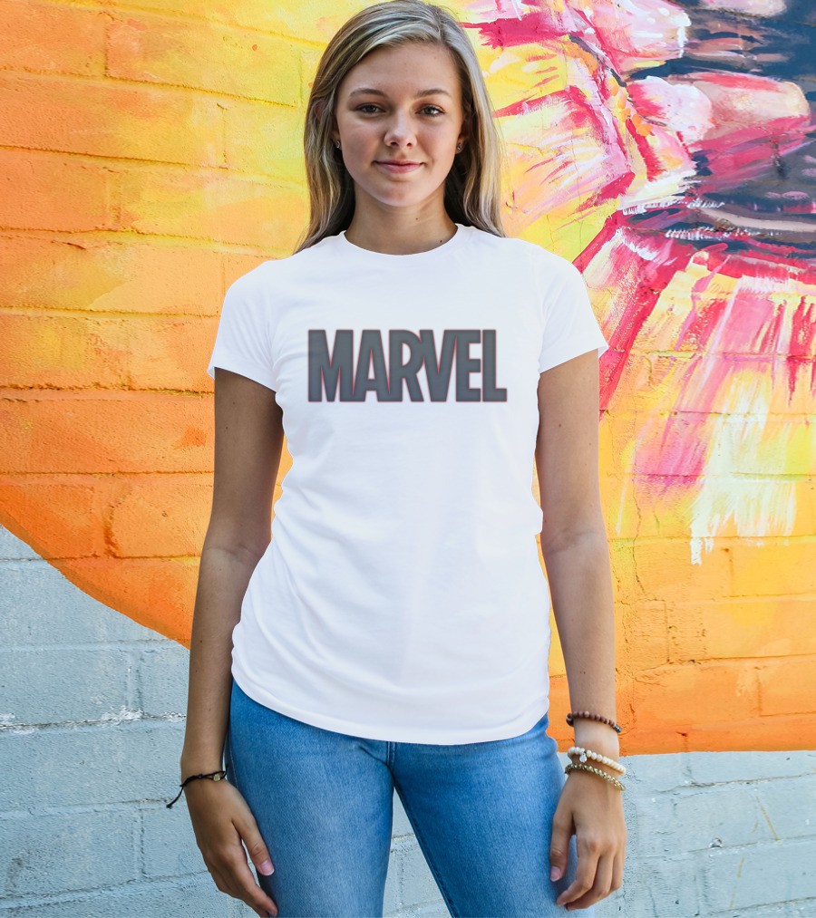 Marvel Logo Classic Outline T-Shirt