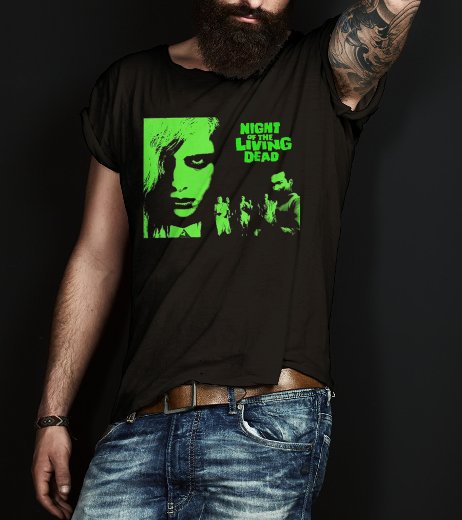 Night Of The Living Dead Vintage Classic Zombie Horror Movie T-Shirt