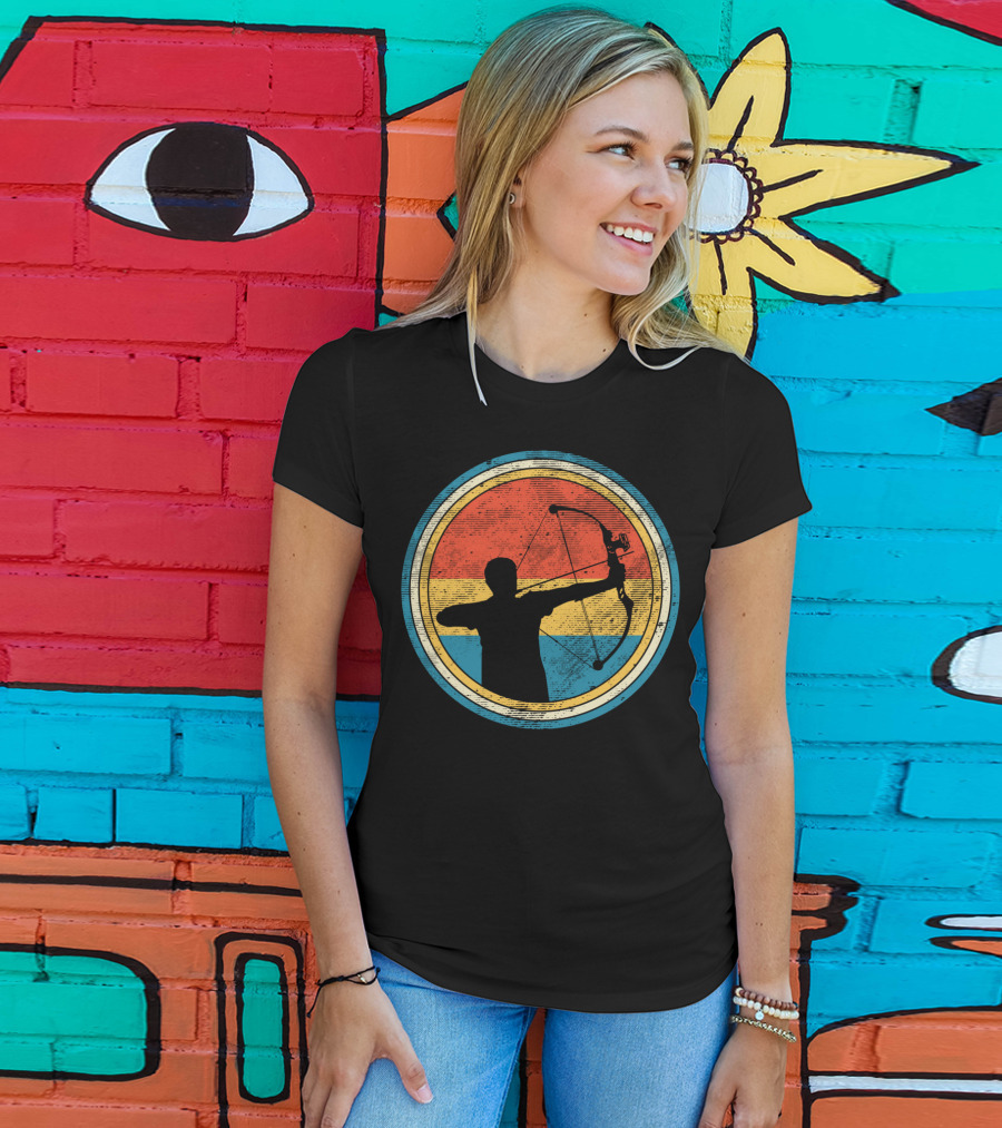 Vintage Distressed Archery Bow T-Shirt