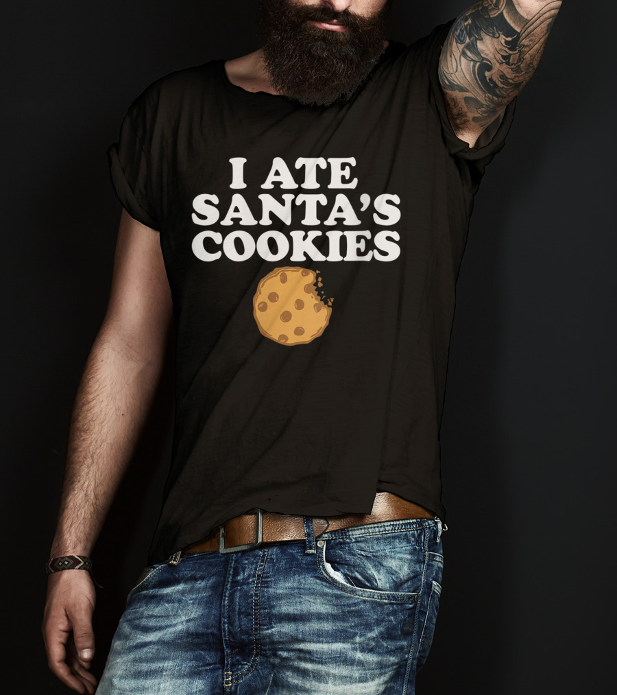 I Ate Santa's Cookies Chocolate Chip Bite T-Shirt
