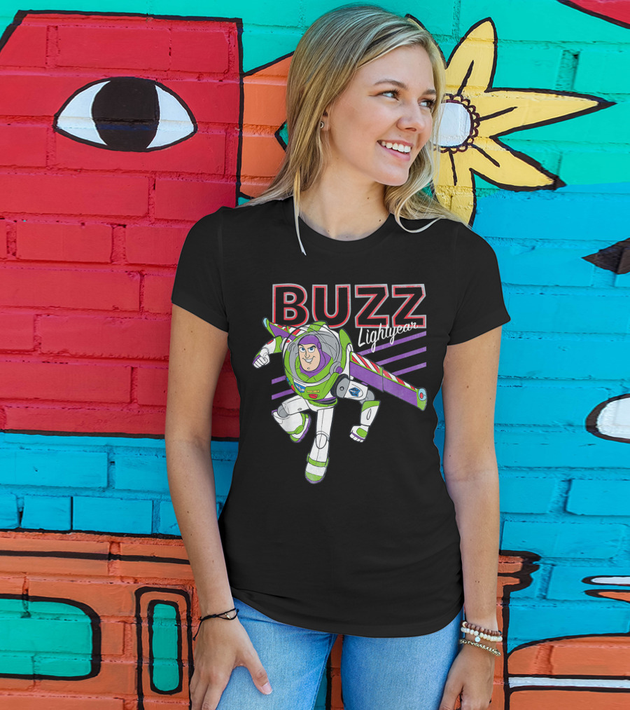 Buzz Lightyear Disney Pixar Toy Story 4 Classic Retro Look T-Shirt