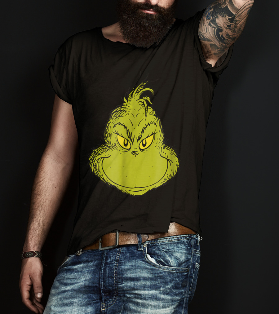 Dr Seuss Grinch Classic Face T-Shirt