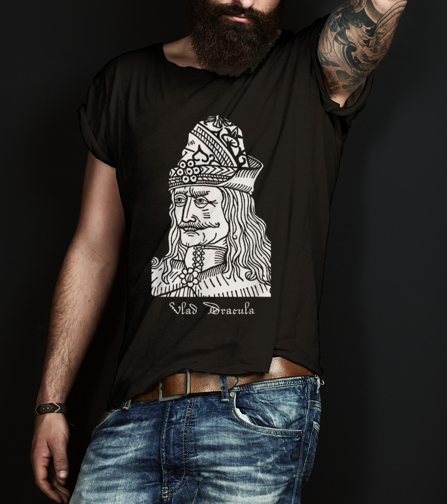 Vlad Dracula The Impaler Tepes Classic Horror T-Shirt
