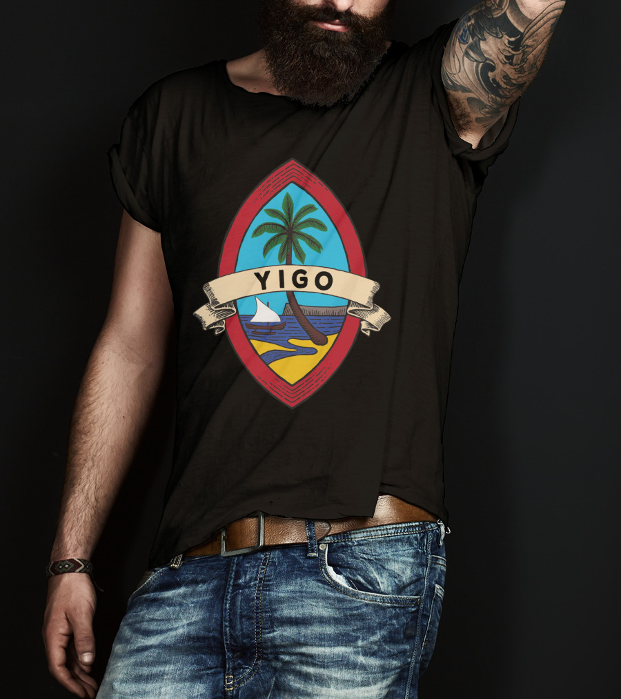 Guam Seal Yigo Palm Tree Classic T-Shirt