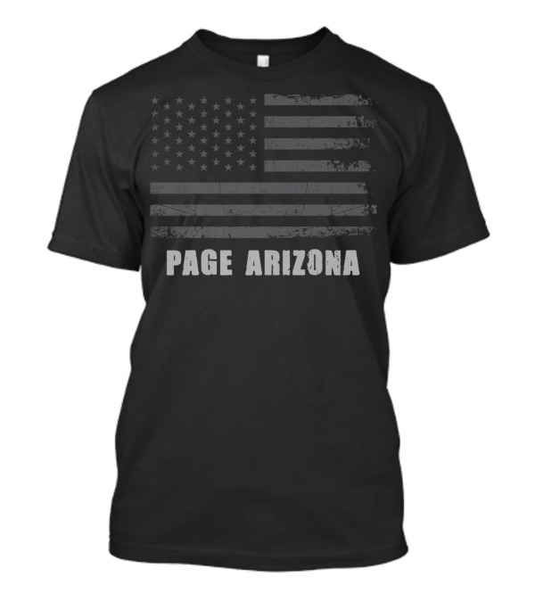 American Flag Page Arizona USA Patriotic T-Shirt
