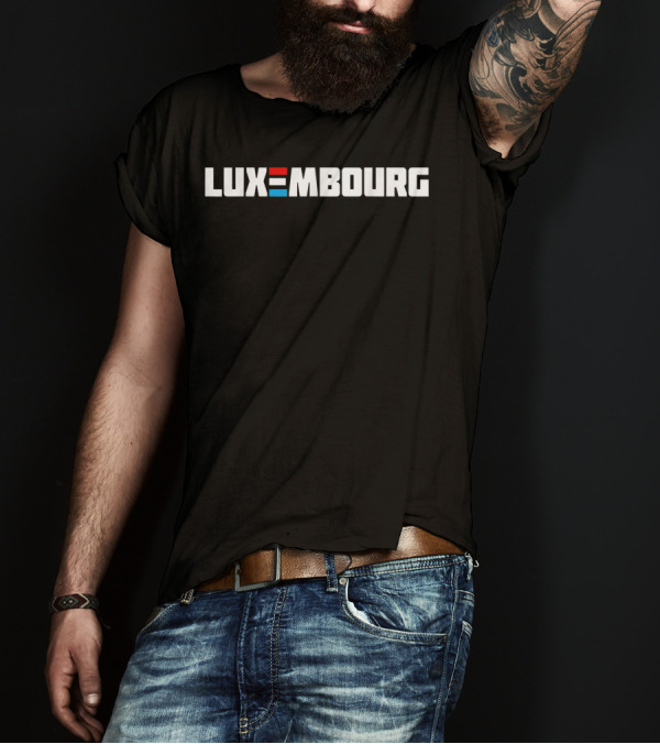 Luxembourg Cool LUXEMBOURG Flag Colors T-Shirt
