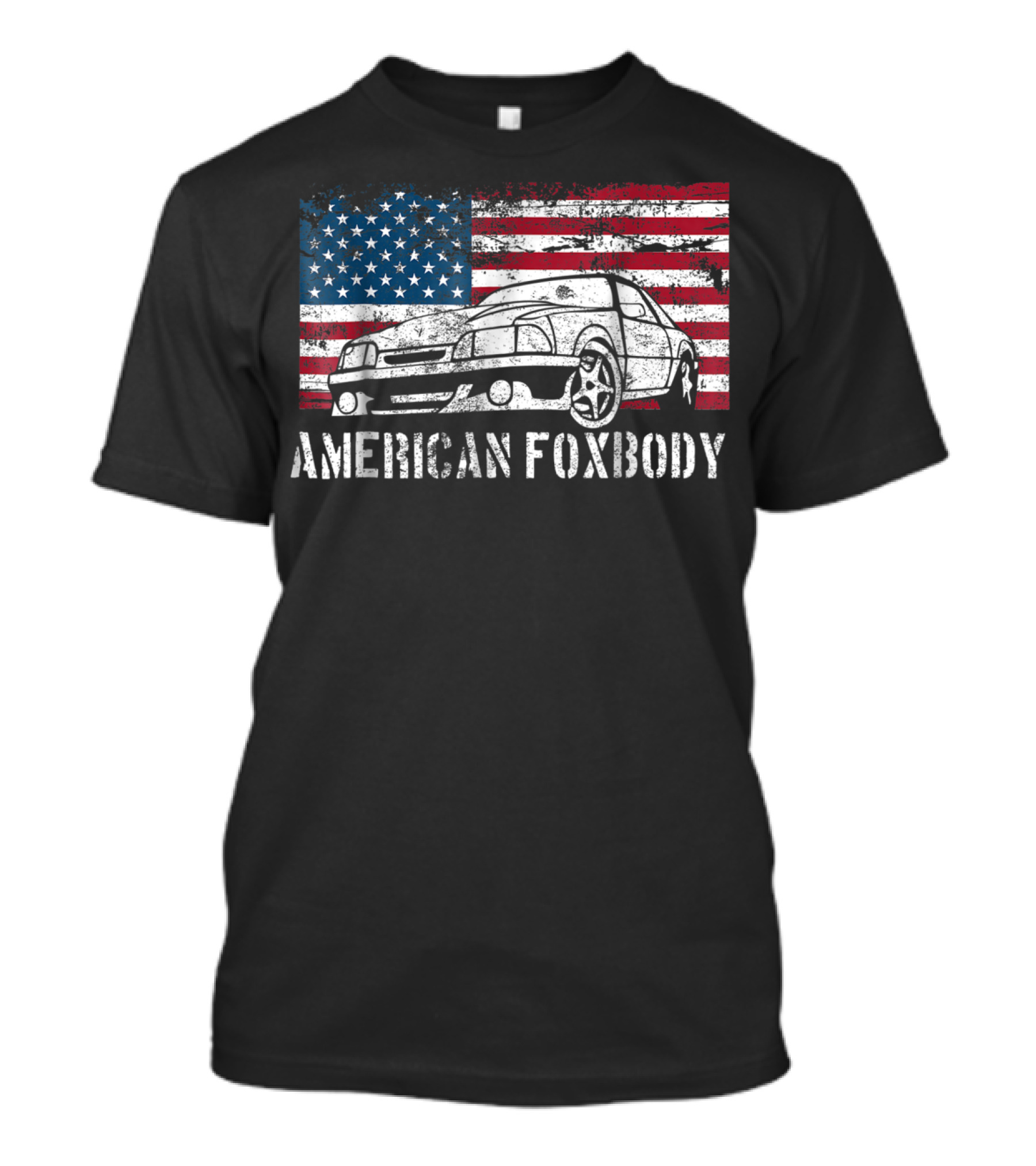 American Foxbody Muscle Car Flag T-Shirt