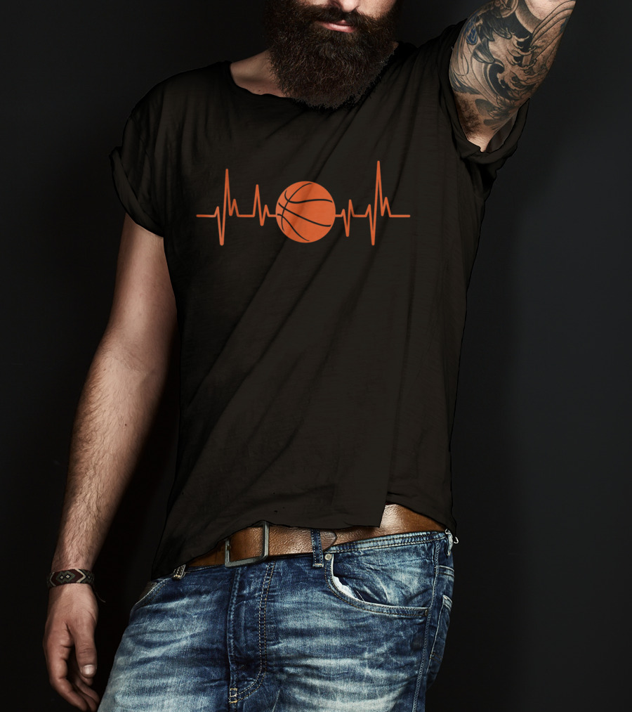 Heartbeat Basketball BBall Pulse T-Shirt