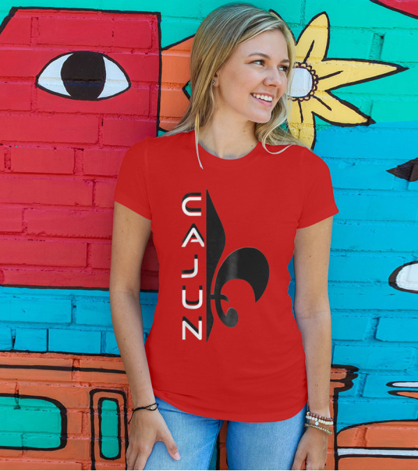 Cajun Fleur De Lis Louisiana Cajun Pride T-Shirt