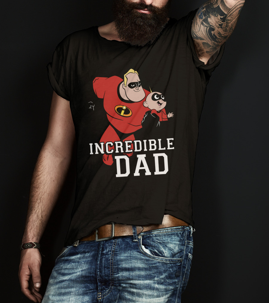 Incredibles 2 Incredible Dad Pixar Jack Jack Image T-Shirt