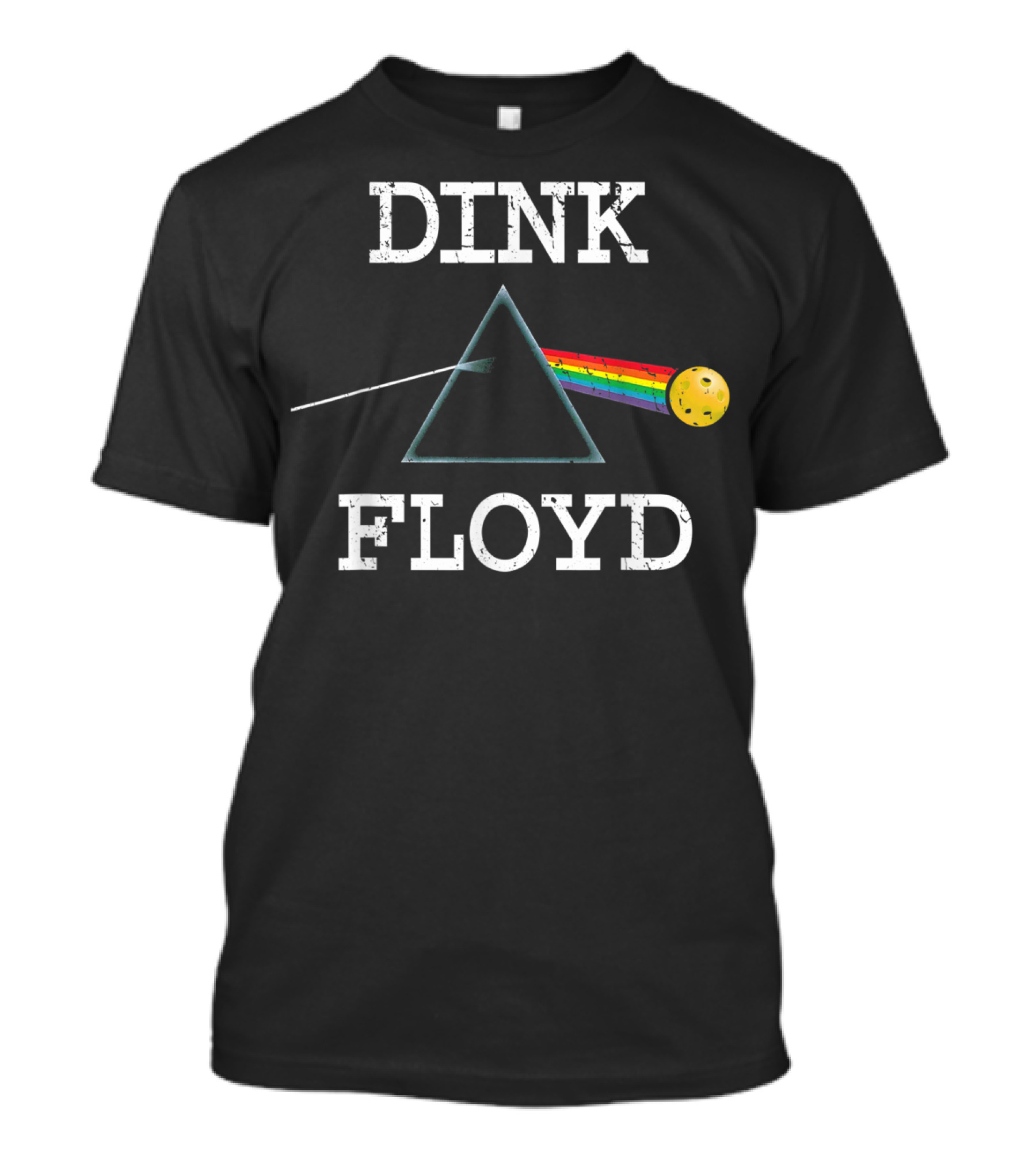 DINK FLOYD Pickleball Player USA Vintage Retro T-Shirt