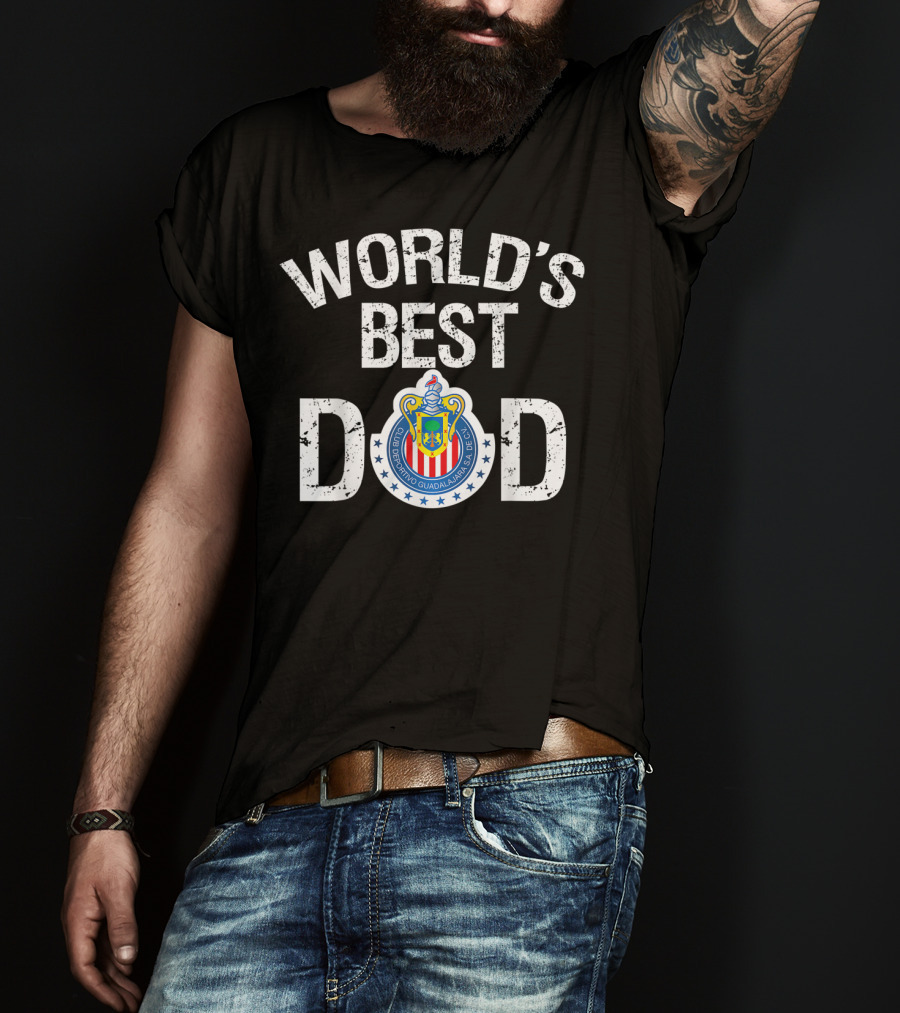 World's Best Dad FC Chivas Guadalajara Mexico T-Shirt