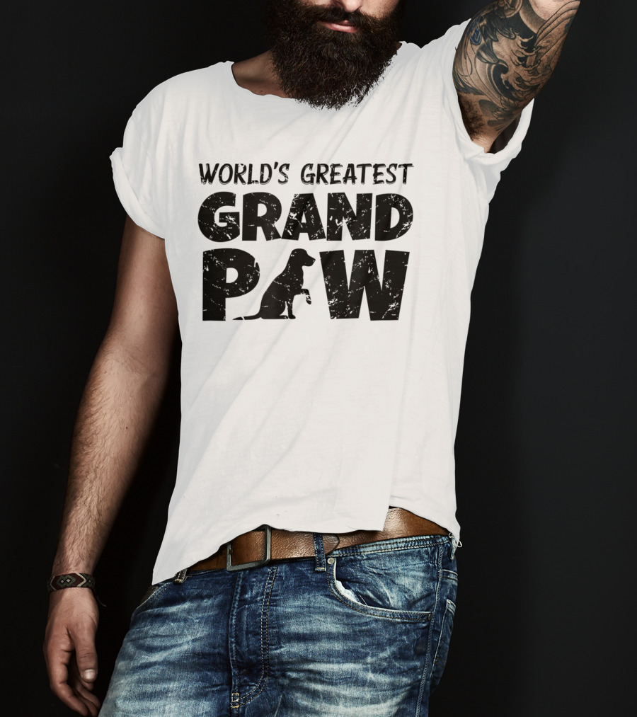 World's Greatest Grand Paw Labrador Retriever T-Shirt