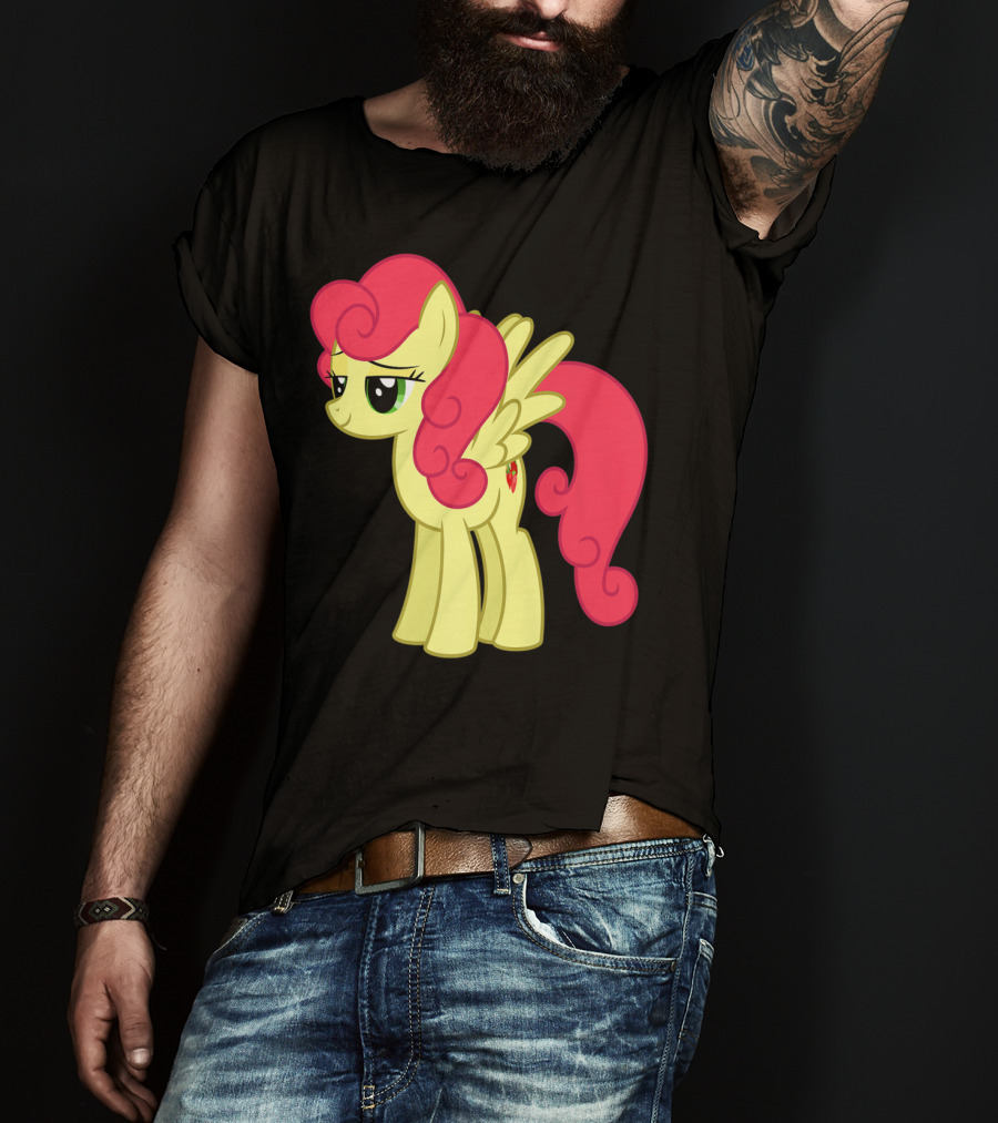 Daisy The Cut Horse Cartoon Style Character With Pink Mane And Wings T-Shirt