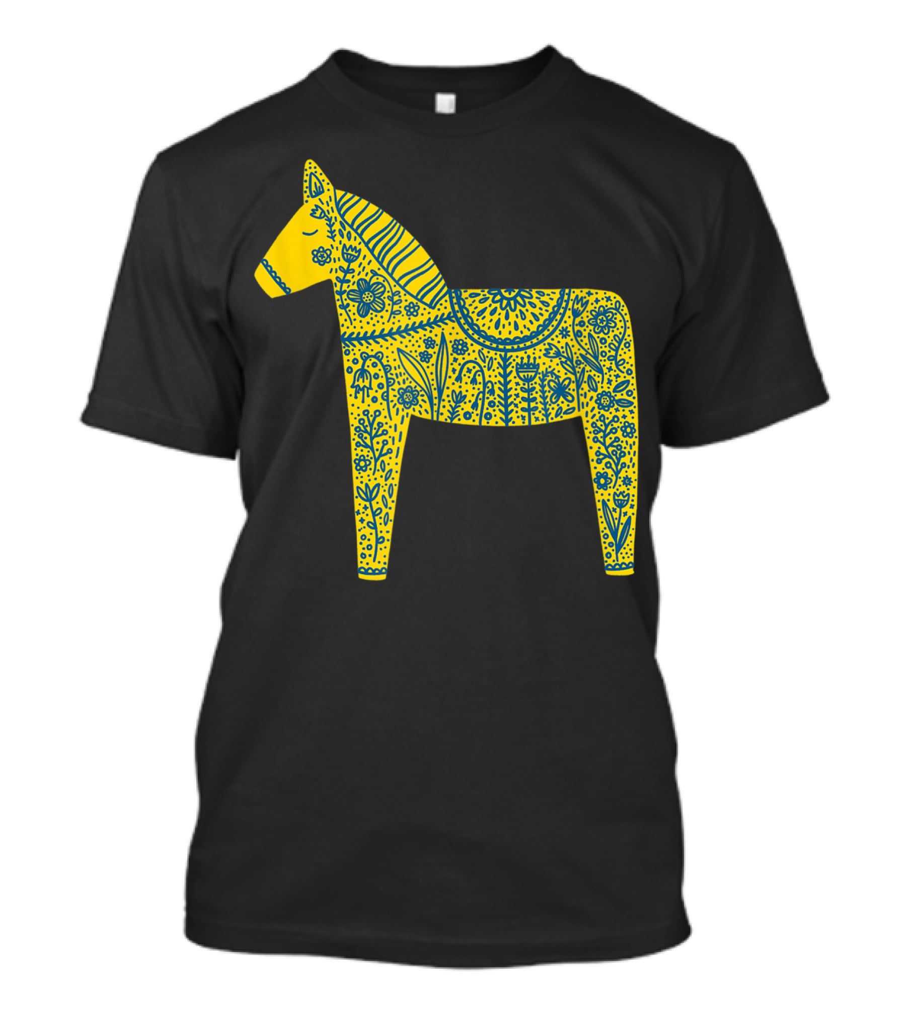Dala Horse Swedish Folk T-Shirt