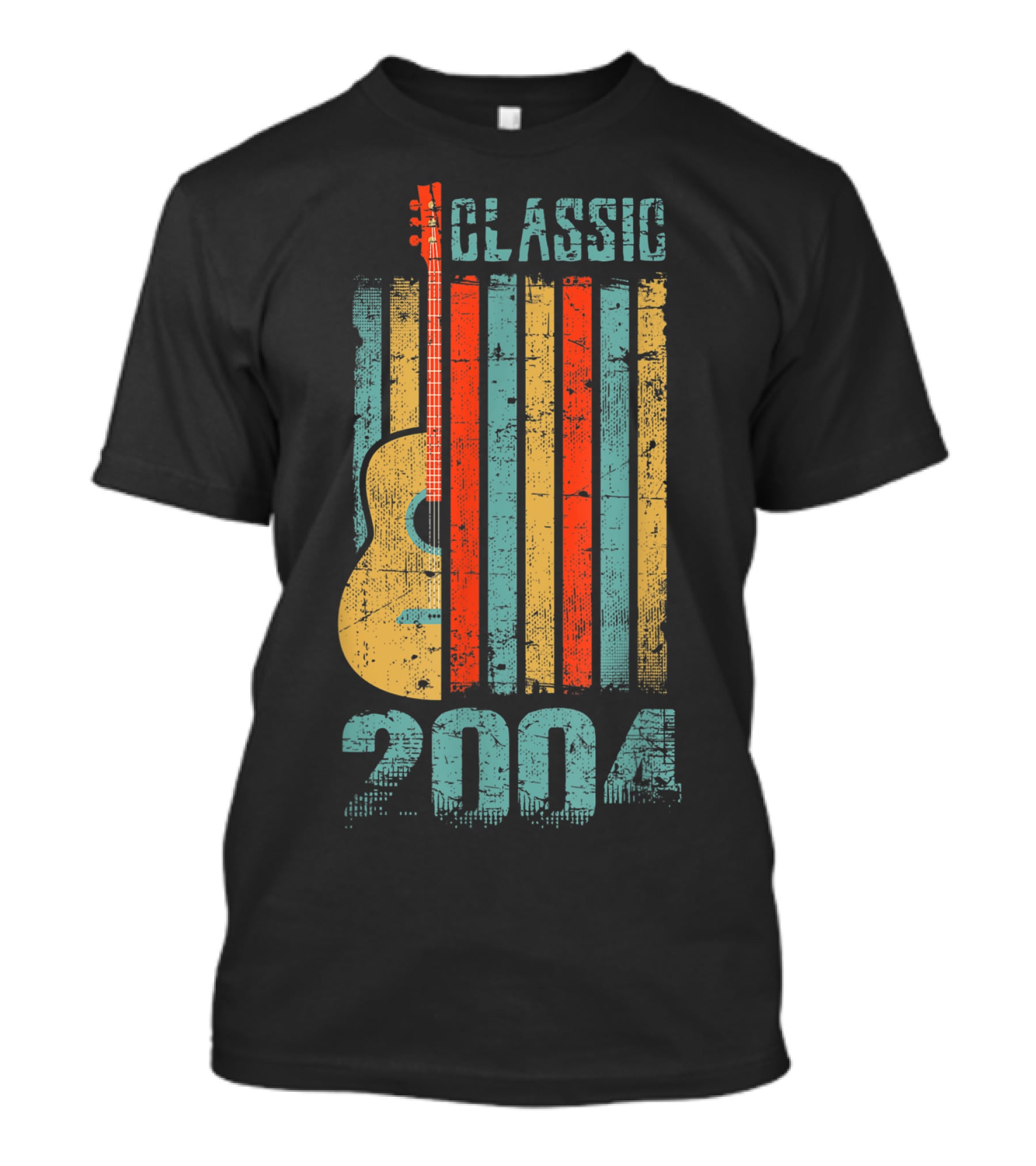 Classic 2004 Guitar Music 15 Years Old Birthday T-Shirt