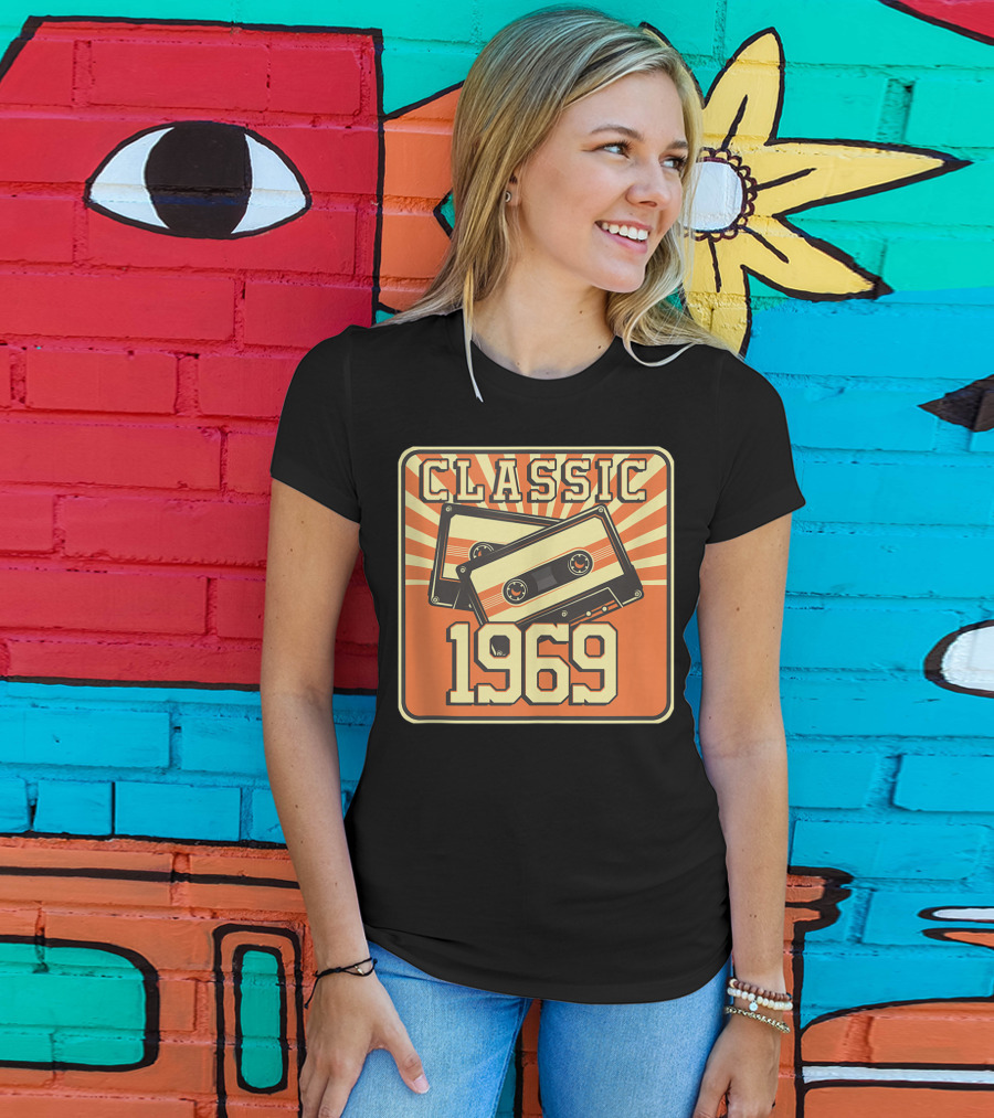 Classic 1969 Cassette 51st Birthday T-Shirt