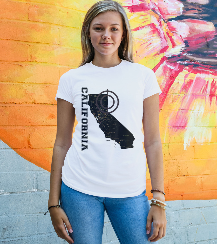 California Target Map Classic T-Shirt