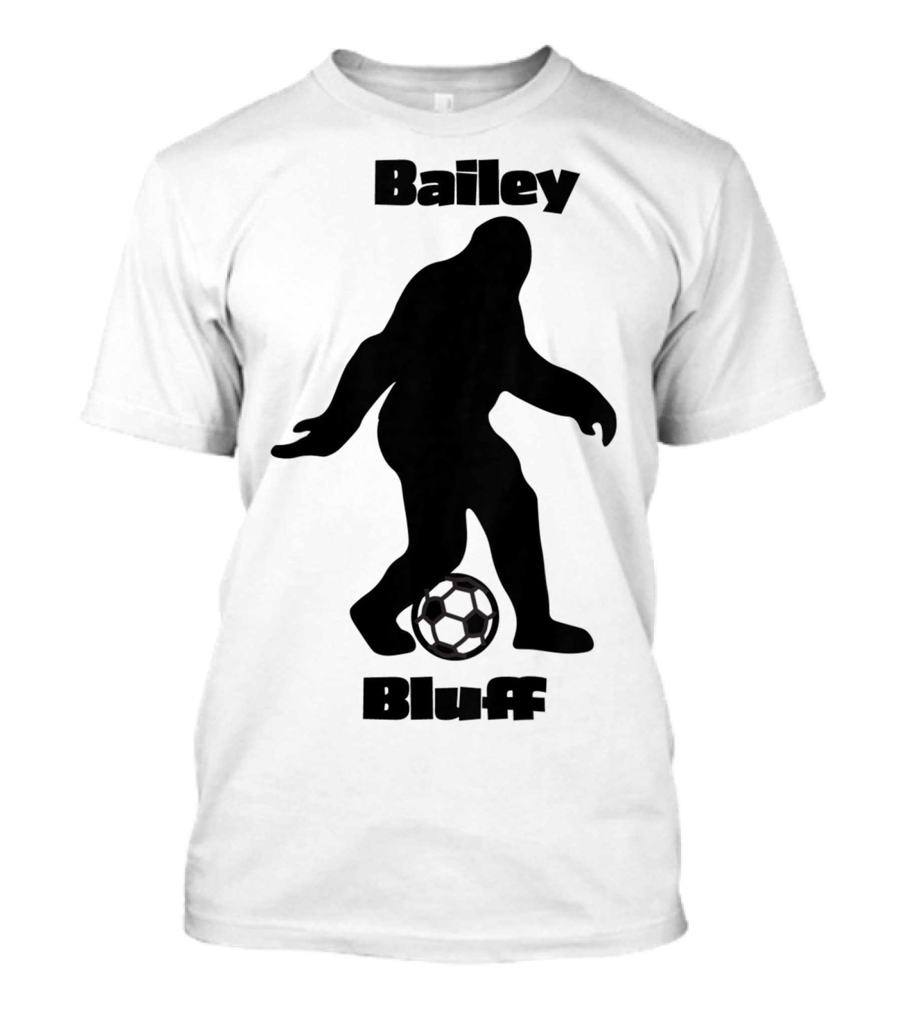 Bailey Bluff Sasquatch Soccer Kids T-Shirt