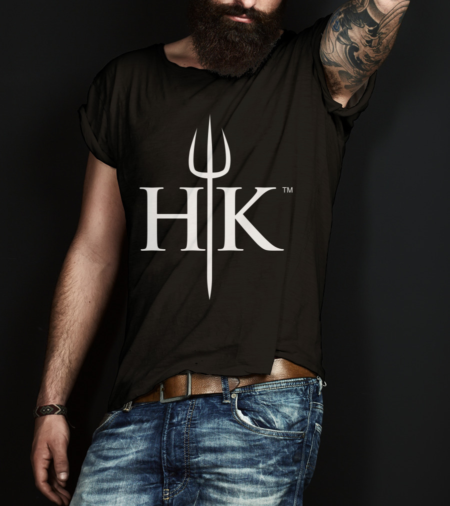 Hell's Kitchen HK Logo White T-Shirt