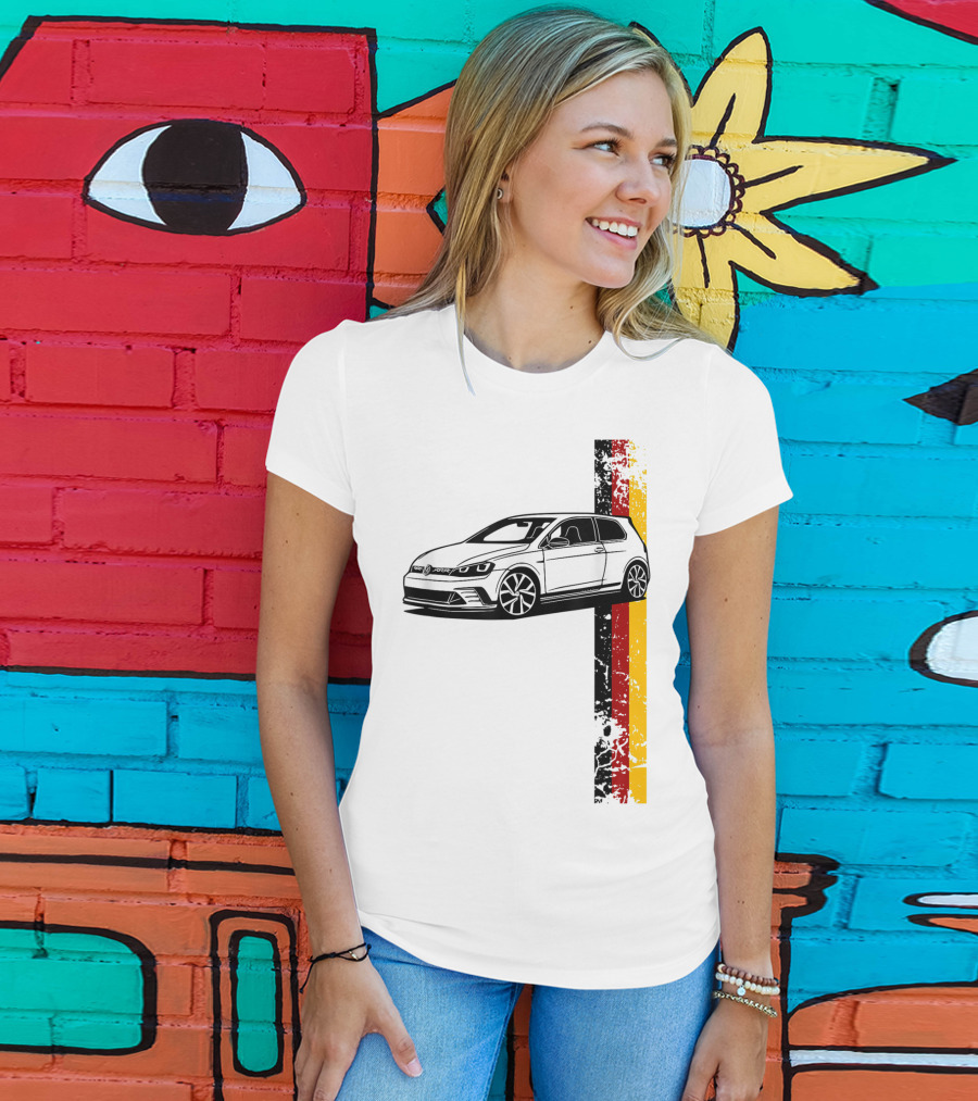 R Gt I German Car Germany Sport Racing Tuning Automotive Enthusiast T-Shirt