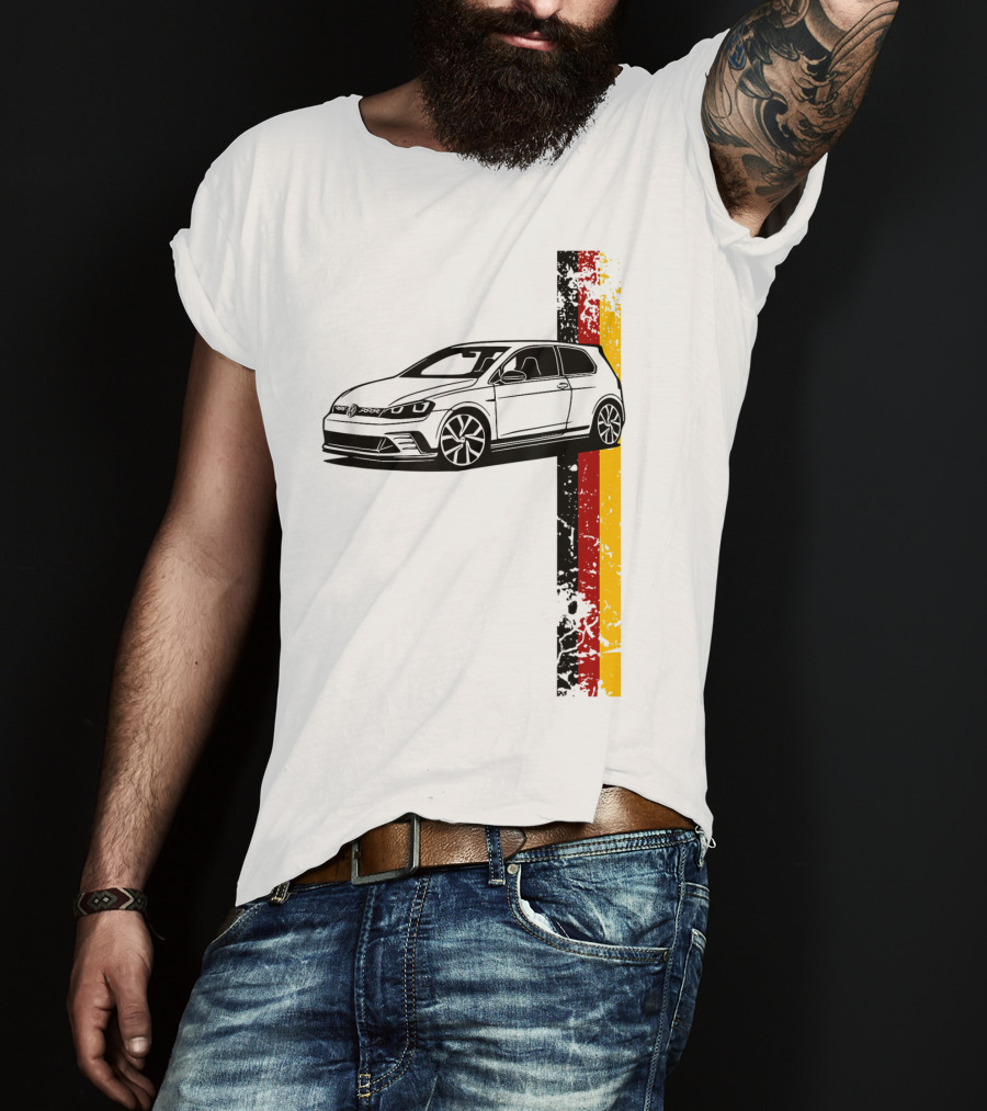 R Gt I German Car Germany Sport Racing Tuning Automotive Enthusiast T-Shirt