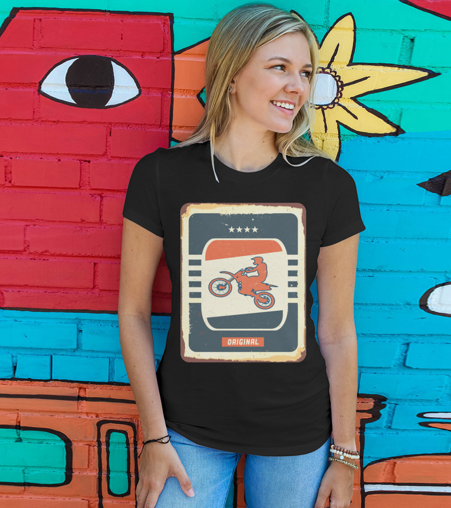 Original Retro Motocross And Dirt Bike Vintage Moto T-Shirt