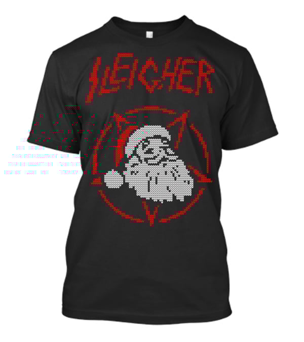 Sleigher Santa Pentagram Knit T-Shirt