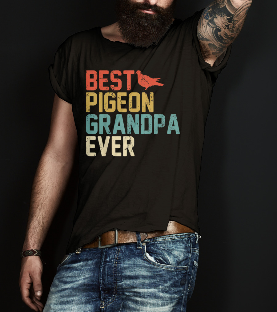 Best Pigeon Grandpa Ever T-Shirt