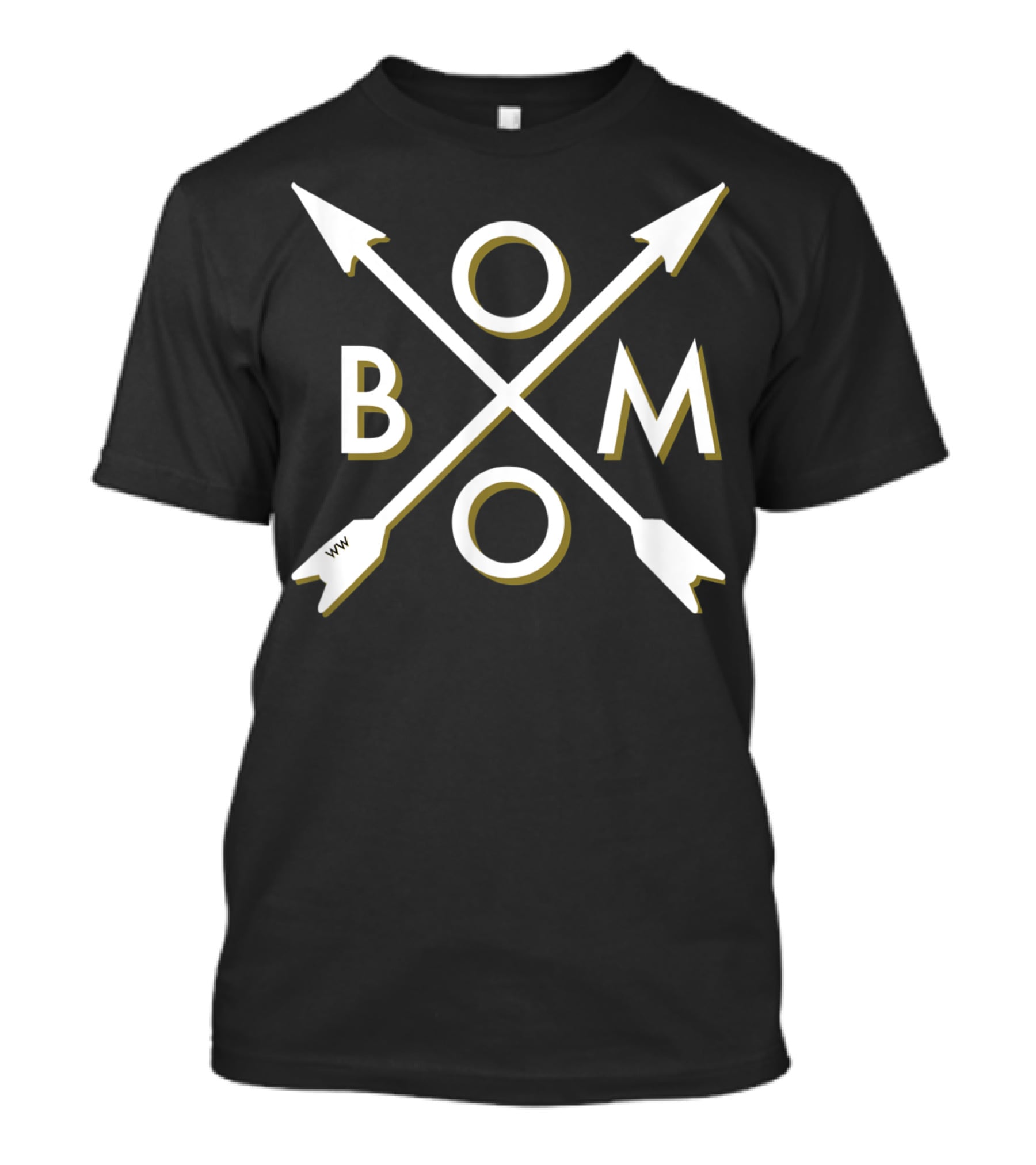 Boom Arrows X Crossed VVW Letters T-Shirt