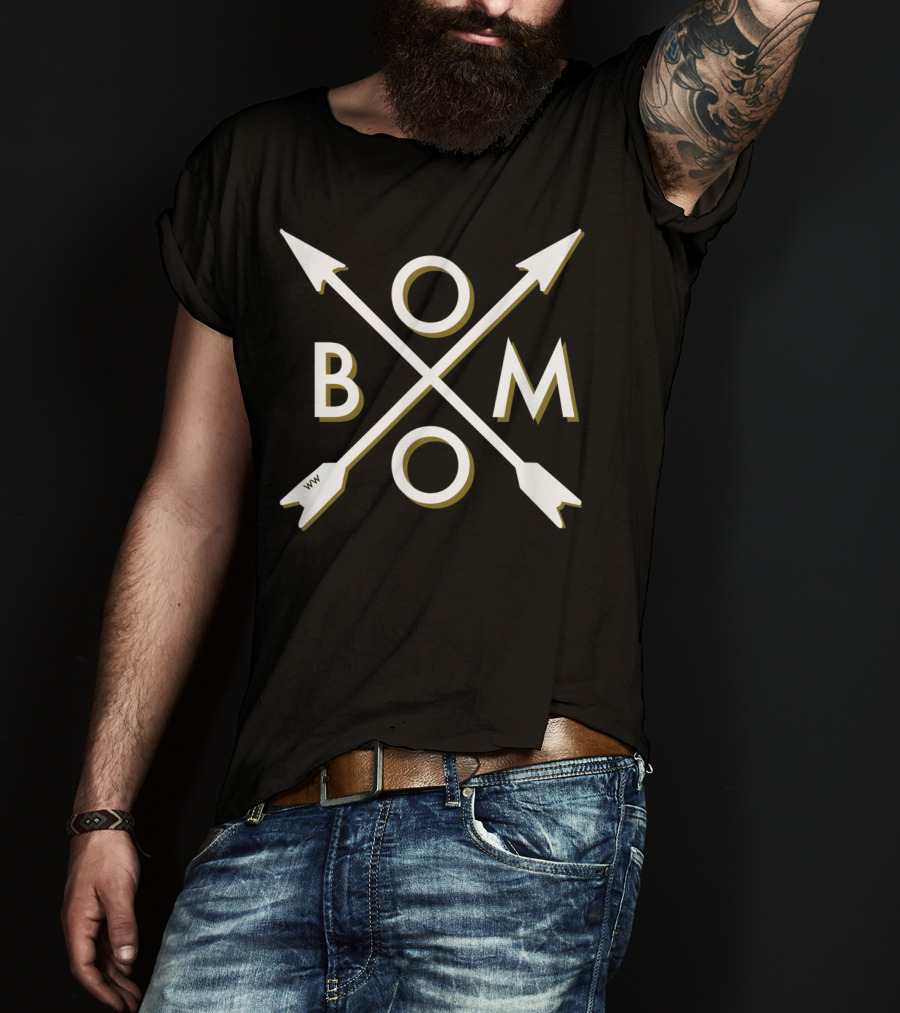 Boom Arrows X Crossed VVW Letters T-Shirt